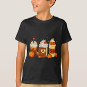 Pumpkin Sce Latte Fall Coffee Thanksgiving Shirt F (Voorkant)