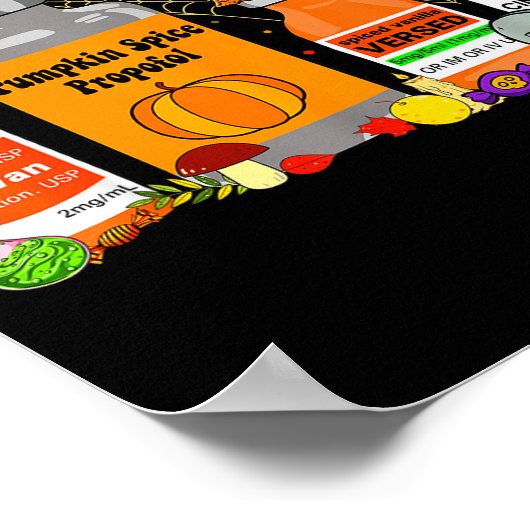 Pumpkin Sce Profol Ativan Versed Haldol Halloween Poster (Hoek)