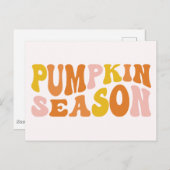 Pumpkin Season Briefkaart (Voorkant / Achterkant)