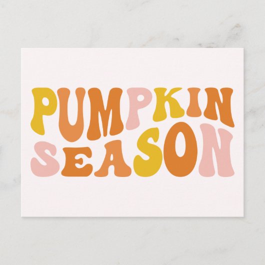 Pumpkin Season Briefkaart (Voorkant)