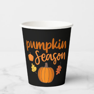 Pumpkin Season Herfst Papieren Bekers