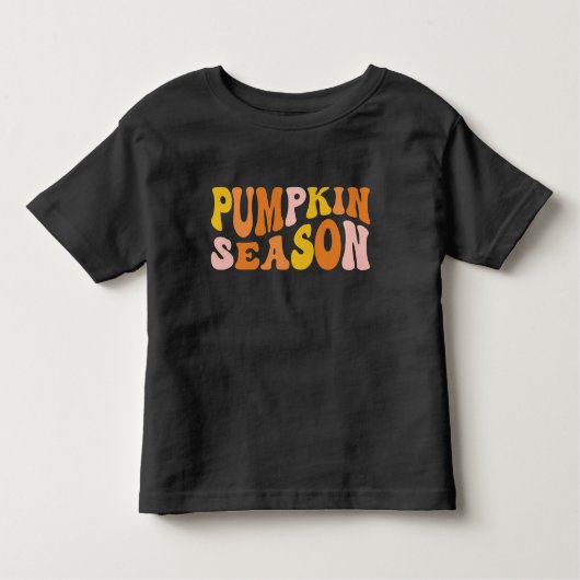 Pumpkin Season Kinder Shirts (Voorkant)