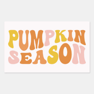Pumpkin Season Rechthoekige Sticker