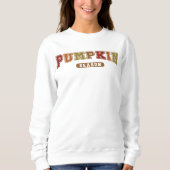 Pumpkin Season Trendy Herfst Varsity Sweatshirt (Voorkant)