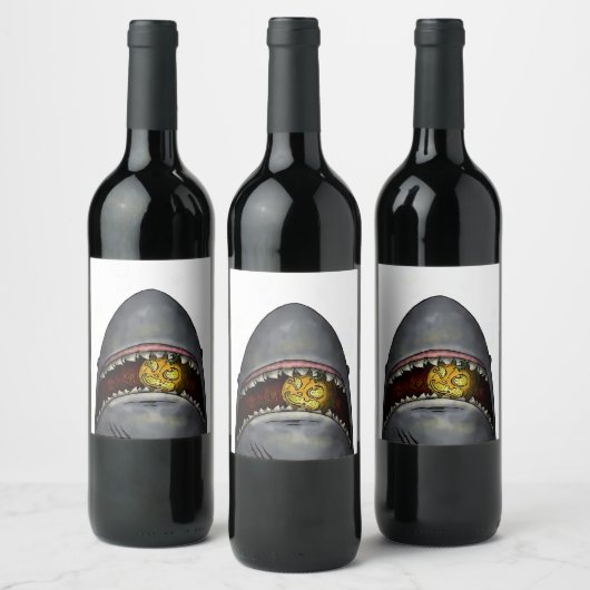 Pumpkin Shark Wijn Etiket (Flessen)