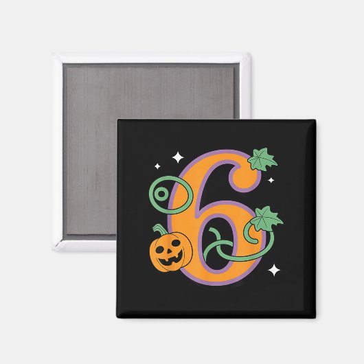 Pumpkin Six Seven 67 Matching 6 Halloween Couple Magneet (Voorkant / Achterkant)