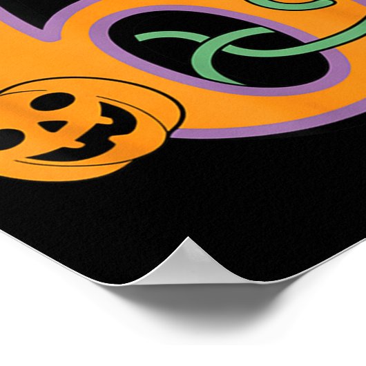 Pumpkin Six Seven 67 Matching 6 Halloween Couple  Poster (Hoek)