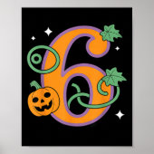 Pumpkin Six Seven 67 Matching 6 Halloween Couple  Poster (Voorkant)