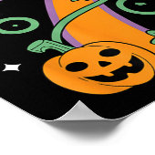 Pumpkin Six Seven 67 Matching 7 Halloween Couple Poster (Hoek)