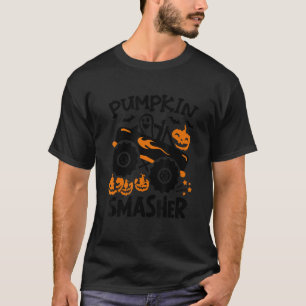 Pumpkin Smasher Spooky Ghost Truck T-shirt