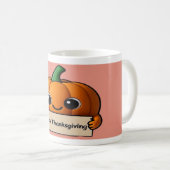 Pumpkin Smiles & Gratitude Sips- Thanksgiving Mug (Devant droit)