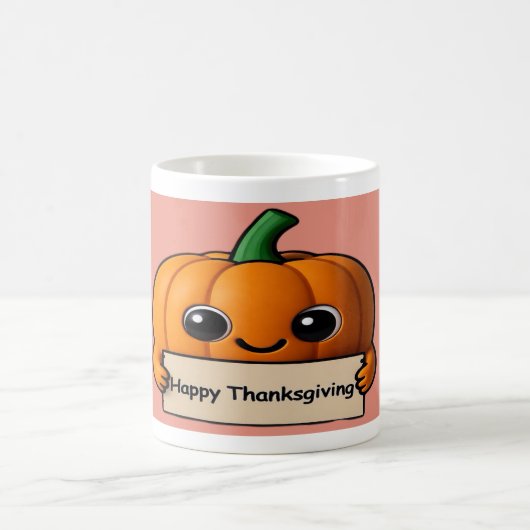 Pumpkin Smiles & Gratitude Sips- Thanksgiving Mug (Centre)