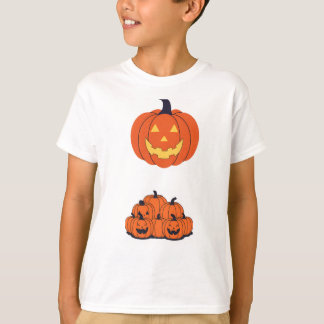Pumpkin smiling spooky t-shirt