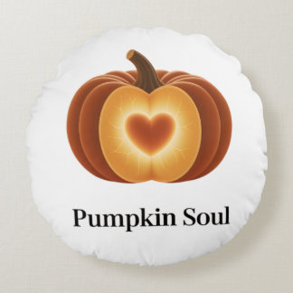 Pumpkin Soul - Autumn Decor Pillow Rond Kussen