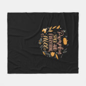 Pumpkin-specerij en alle mooie Herfsten op Bac Fleece Deken (Voorkant (Horizontaal))