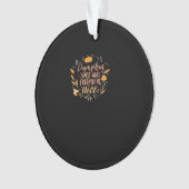 Pumpkin-specerij en alle mooie Herfsten op Bac Ornament (voorkant)