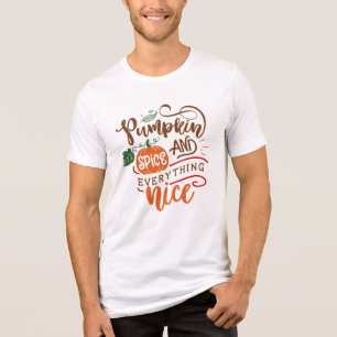 Pumpkin-specerij en alles-in-Nice-Thanksgiving Tri-Blend Shirt