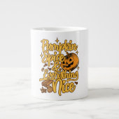 Pumpkin-specerij en alles-in-orde-Mok Extra Grote Beker (Voorkant)