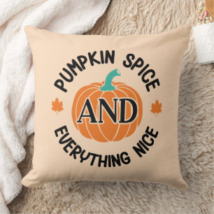 Pumpkin-specerij en alles wat goed is kussen