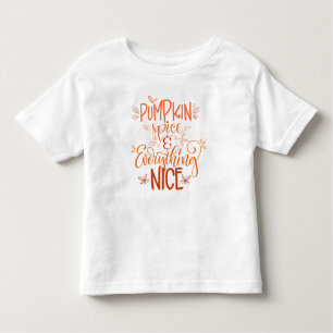 Pumpkin-specerij en alles wat mooi is kinder shirts