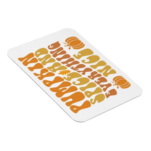 Pumpkin-specerij en alles wat mooi is magneet (Rechterzijde)