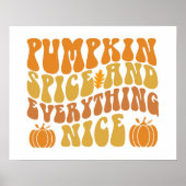 Pumpkin-specerij en alles wat mooi is poster (Voorkant)