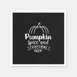 Pumpkin-specerij en alles wat mooi is servet