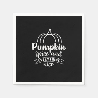 Pumpkin-specerij en alles wat mooi is servet