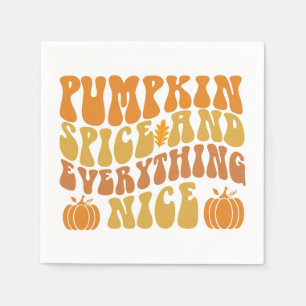 Pumpkin-specerij en alles wat mooi is servet