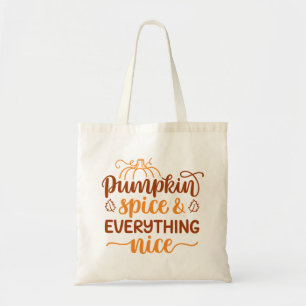 Pumpkin-specerij en alles wat mooi is tote bag