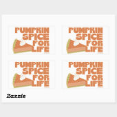 Pumpkin Spice 4 Life Rechthoekige Sticker (Vel)