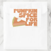 Pumpkin Spice 4 Life Rechthoekige Sticker (Tas)