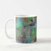 "Pumpkin Spice Abstract" abstract art coffee mug Koffiemok (Links)