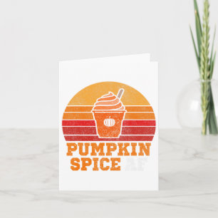 Pumpkin Spice Af Fun Mannen Echtgenoot Kleding Hal Kaart