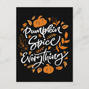 Pumpkin Spice Alles Briefkaart