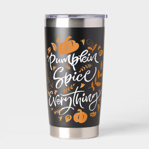 Pumpkin Spice Alles Geïsoleerde Drinkbeker