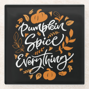 Pumpkin Spice Alles Glazen Onderzetter