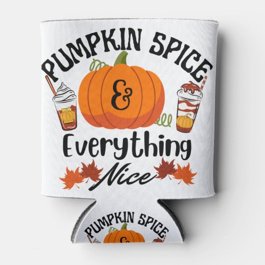 Pumpkin Spice Alles goed Blikjeskoeler (Voorkant)