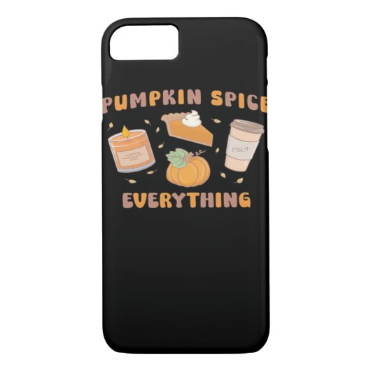 Pumpkin Spice Alles Grappig Herfst Case-Mate iPhone Case (Achterkant)