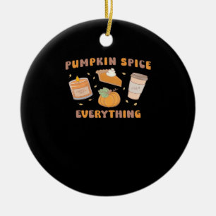 Pumpkin Spice Alles Grappig Herfst Keramisch Ornament