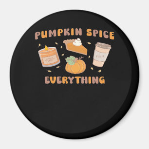 Pumpkin Spice Alles Grappig Herfst Magneet