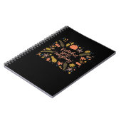 Pumpkin Spice Alles Grappig Ontwerp Notitieboek (Linkerzijde)