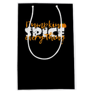 Pumpkin Spice Alles Halloween Grappig Medium Cadeauzakje