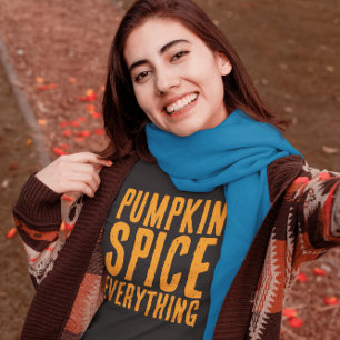 PUMPKIN SPICE ALLES HERFST T-SHIRTS
