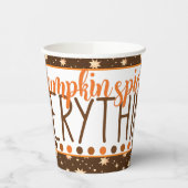 Pumpkin Spice Alles in de startfase Papieren Bekers (Links)