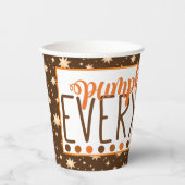 Pumpkin Spice Alles in de startfase Papieren Bekers (Voorkant)