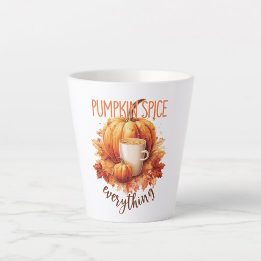 Pumpkin Spice Alles Latte Mok (Voorkant)