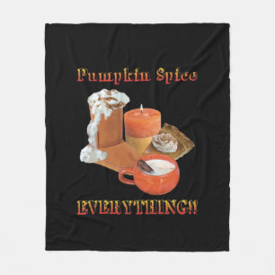 Pumpkin Spice Alles Luiaard Halloween Fleece Deken
