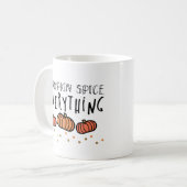 Pumpkin Spice Alles Mok (Voorkant links)