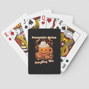 Pumpkin Spice Alles Mooie Pumpkin Spice Koffie Pokerkaarten